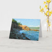 Carte de voeux du parc national Acadia (Fleur jaune)