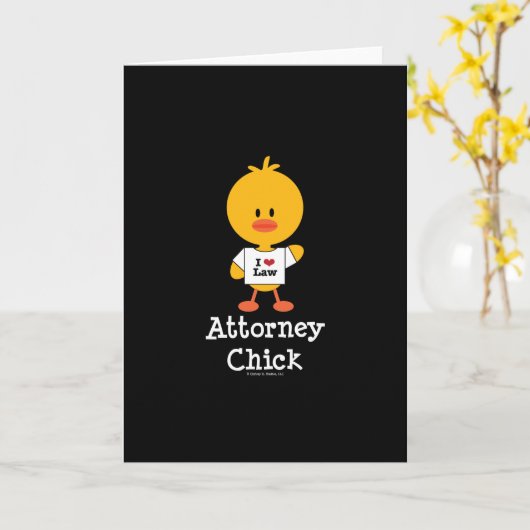 Carte de voeux du procureur (Fleur jaune)