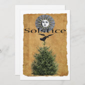 Carte de vœux du solstice d'hiver (Devant / Derrière)
