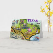 Carte de voeux du Texas (Fleur jaune)