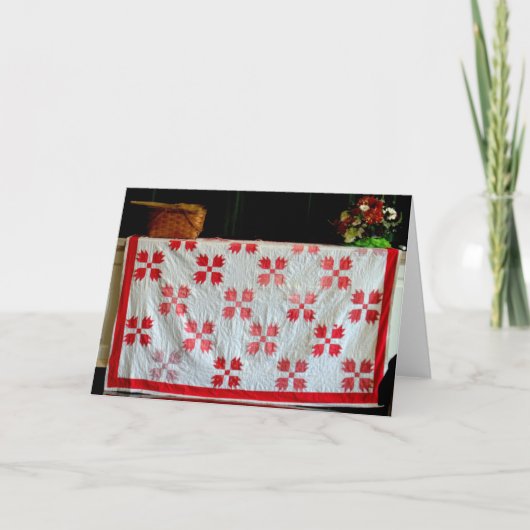 Carte de voeux du trésor piqué de famille (Devant)