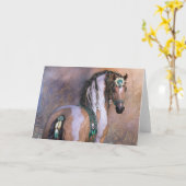 Carte de voeux du vent (Fleur jaune)