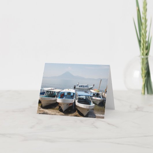 Carte de voeux du volcan Guatemala (Devant)