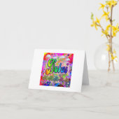 Carte de vœux Dubai Vista Express (Fleur jaune)