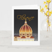 Carte de voeux Duomo (Fleur jaune)