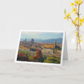 Carte de voeux Duomo (Fleur jaune)