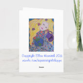 Carte de voeux d'usine de coeur (Dos)