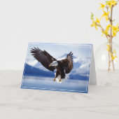 Carte de voeux Eagle (Fleur jaune)