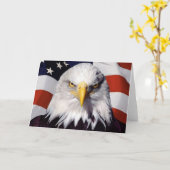 Carte de voeux Eagle (Fleur jaune)