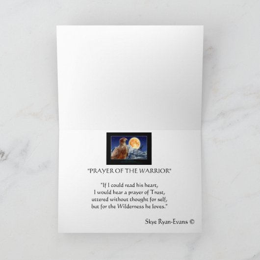 Carte de voeux EAGLE & RAVEN (Intérieur)