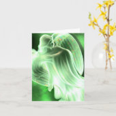 Carte de voeux Earth Angel (Fleur jaune)