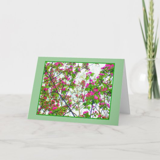 Carte de voeux 'Easter Cherry Blossoms' (Devant)