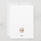 Carte de voeux Easter Egg Watercolor (Dos)