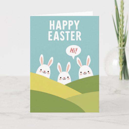 Carte de vœux Easter Hills (Devant)