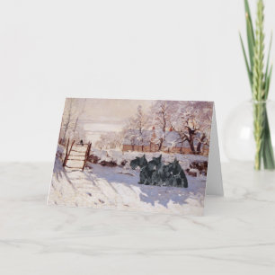 Carte de voeux écossaise Terrier