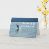 Carte de voeux - écrivez votre propre note (Fleur jaune)