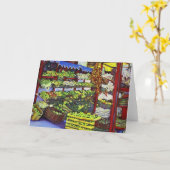 Carte de voeux Eddie’s Market Hungary (Fleur jaune)