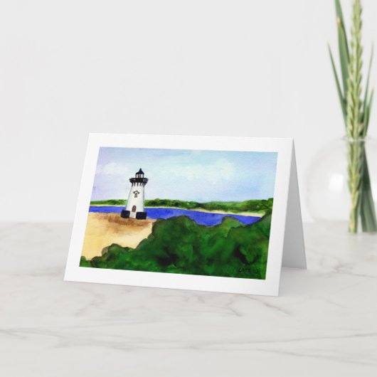 Carte de voeux Edgartown Lighthouse (Devant)