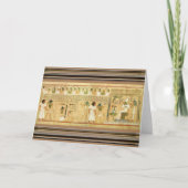 Carte de vœux Égypte-Hiérglyphes (Devant)