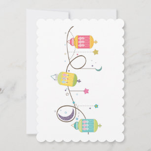 Carte de voeux Eid Flat