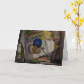 Carte de voeux El Rastro de Rivera (Fleur jaune)