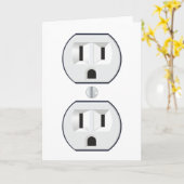 Carte de voeux électrique de débouché (Fleur jaune)