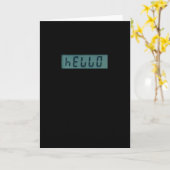 Carte de voeux électronique Hello Message (Fleur jaune)