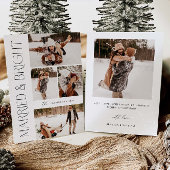 Carte de voeux élégante de vacances de mariage et 