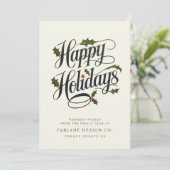 Carte de vœux élégante et professionnelle pour les (Debout devant)