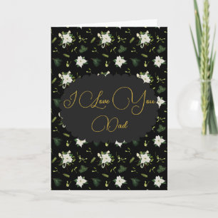 Carte de vœux élégante pour la fête des pères à mo