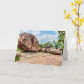 Carte de voeux Elephant Rocks State Park (Fleur jaune)