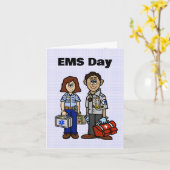 Carte de voeux EMS Day (Fleur jaune)