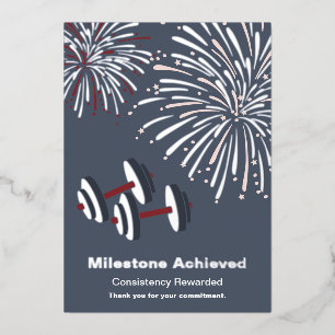 CARTE DE VŒUX EN ALUMINIUM 