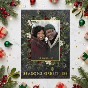 CARTE DE VŒUX EN ALUMINIUM