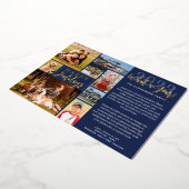 Carte De Vœux En Aluminium 2023 Collage Photo de l'année Calendrier 2024 (Rotation)