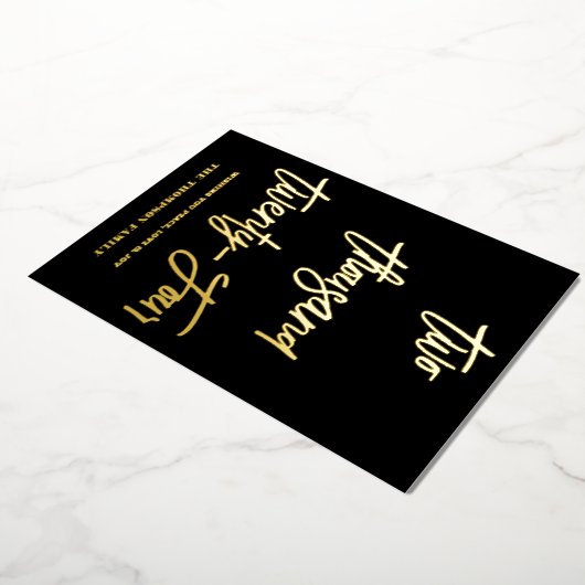 Carte De Vœux En Aluminium À la santé de 2024, ruban rouge (Rotation)