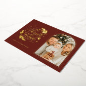 Carte De Vœux En Aluminium A Thrill of Hope Red Religious Arch Photo (Rotation)