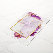 Carte De Vœux En Aluminium Ajouter Photos Mariage Just Married Faire-part car (Rotation)