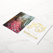 Carte De Vœux En Aluminium AJOUTER VOTRE PHOTO | La Saison D'Être Jolly (Rotation)