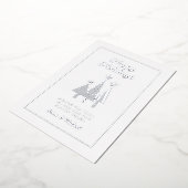 Carte De Vœux En Aluminium AJOUTEZ VOTRE PHOTO | Joyeuses Fêtes (Rotation)