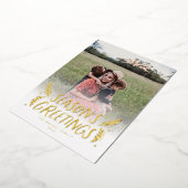 Carte De Vœux En Aluminium Berries de pin à main (Rotation)