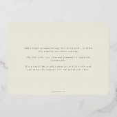 Carte De Vœux En Aluminium Berry rouge crème + Eucalyptus Photo de Noël (Verso)