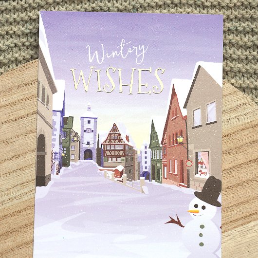 Carte De Vœux En Aluminium Bleu, Blanc, Or Allemagne Bavaria Company