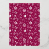 Carte De Vœux En Aluminium Bon Nadal Joyeux Noël En Catalan, Élégant (Verso)