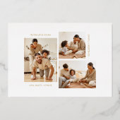 Carte De Vœux En Aluminium Bonne année 4 Photo (Verso)