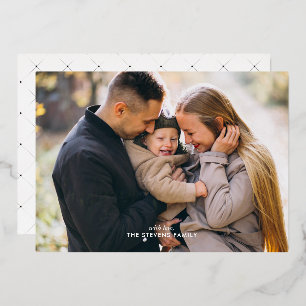 Carte De Vœux En Aluminium "Bonne année" Photo de script fantaisie