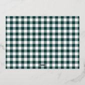 Carte De Vœux En Aluminium Bouton rustique | Collage de photos (Verso)