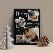 Carte De Vœux En Aluminium Bright Boughs | Collage photo multiple Noël