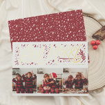 Carte De Vœux En Aluminium Brillant Très Joyeux Lettres À Main 3 Photo Noël<br><div class="desc">Ajoutez un peu de brillance à vos cartes de Noël avec de l'or véritable, de l'argent ou de l'or rose ! Ce style métallique classique et intemporel ajoutera un autre niveau à vos cartes. Un design fantaisiste, dessiné à la main, avec "Very Merry" en lettrage en papier réel, décoré de...</div>