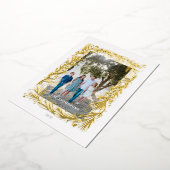 Carte De Vœux En Aluminium Cadre de Noël (Rotation)